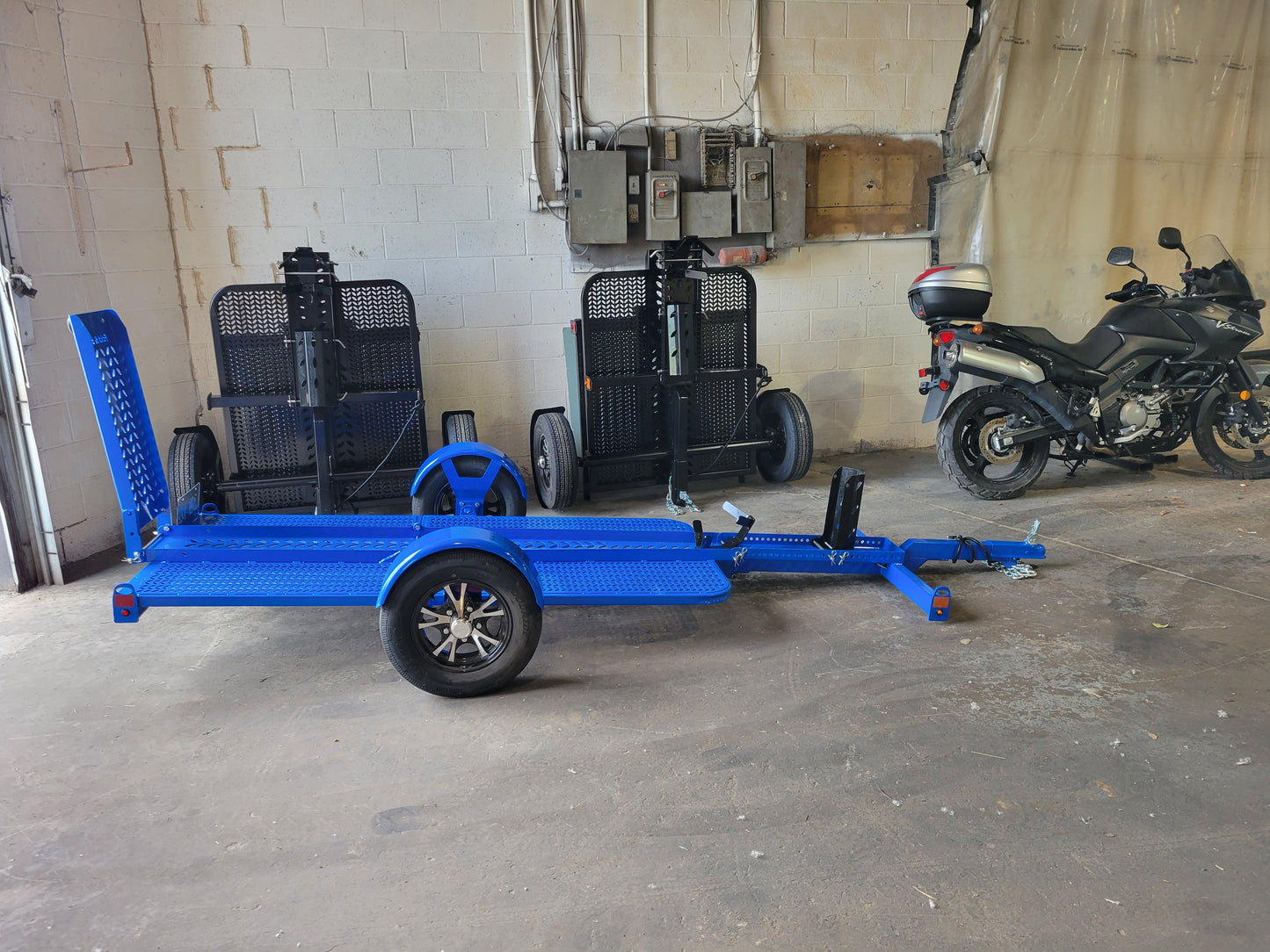 Fold & Store Single Motorcycle