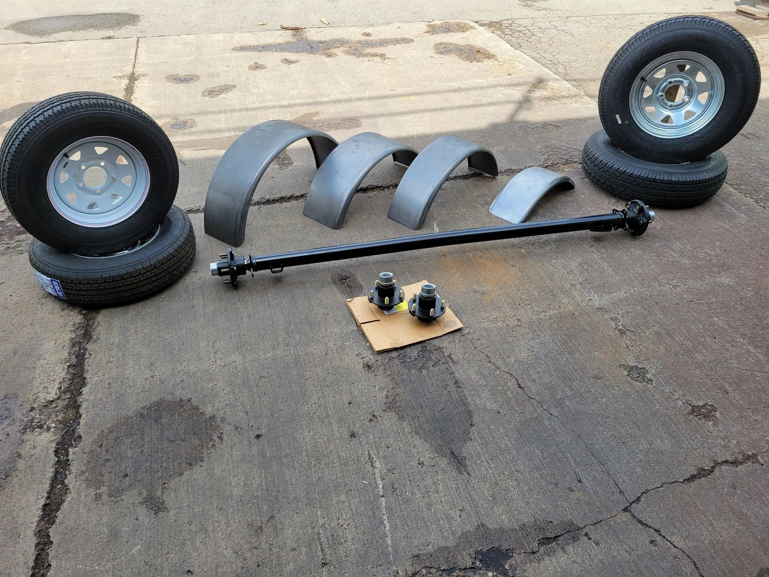 Fender Rack Trailers Single Axle Trailer Fenders – Highland Trailers