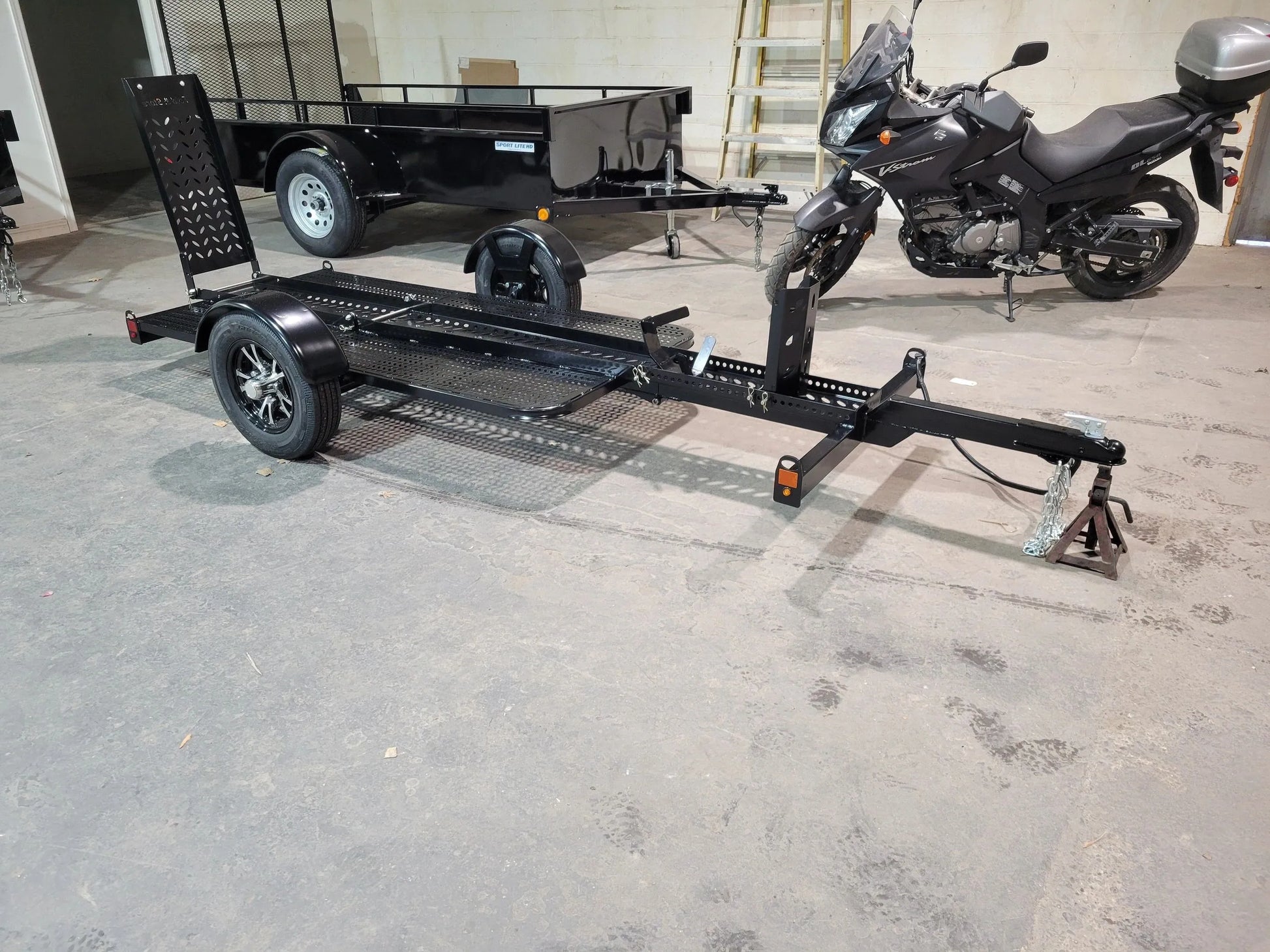 Fold & Store Single Motorcycle